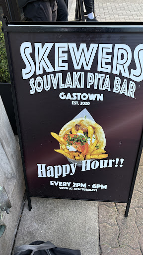 Photo of Skewers Souvlaki Pita Bar - 26 Powell St, Vancouver, BC V6A 1E7